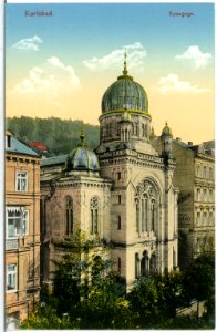 14489-Karlsbad-1912-Synagoge-Brück & Sohn Kunstverlag