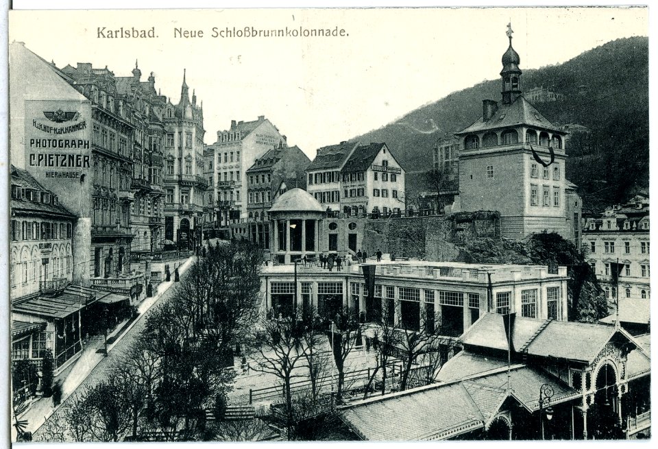 14542-Karlsbad-1912-Neue Schloßbrunn - Kolonade-Brück & Sohn Kunstverlag