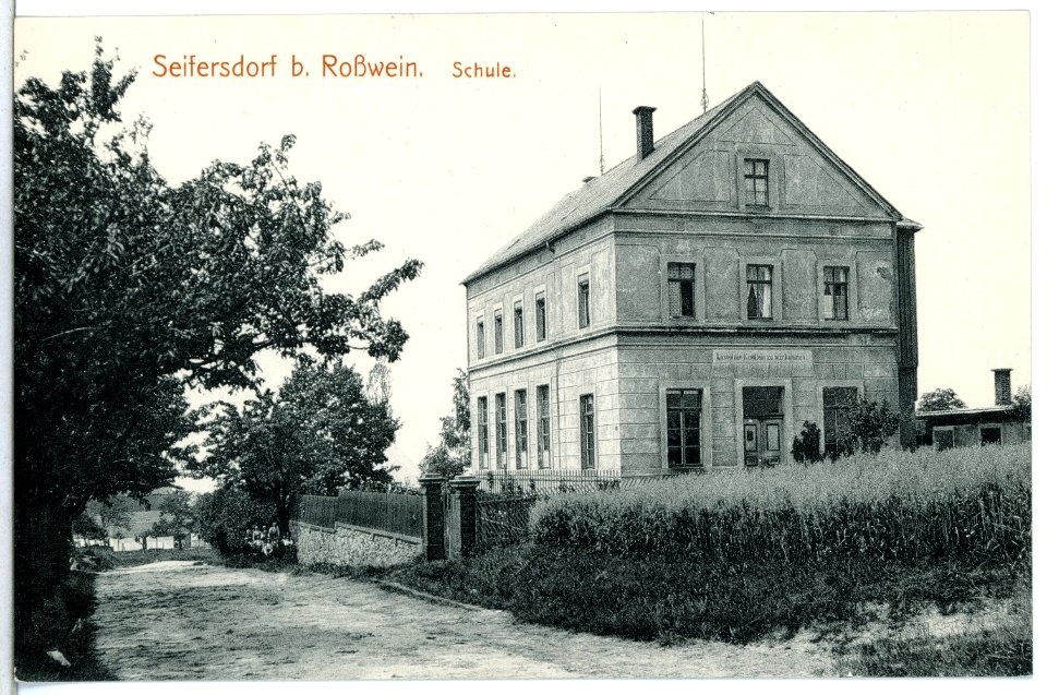 14914-Seifersdorf (Roßwein)-1912-Schule-Brück & Sohn Kunstverlag