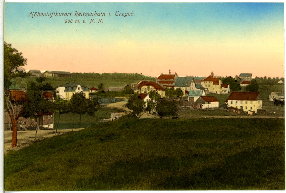 14455-Reitzenhain-1912-Blick auf Reitzenhain-Brück & Sohn Kunstverlag