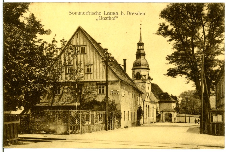 14754-Lausa-1912-Gasthof-Brück & Sohn Kunstverlag