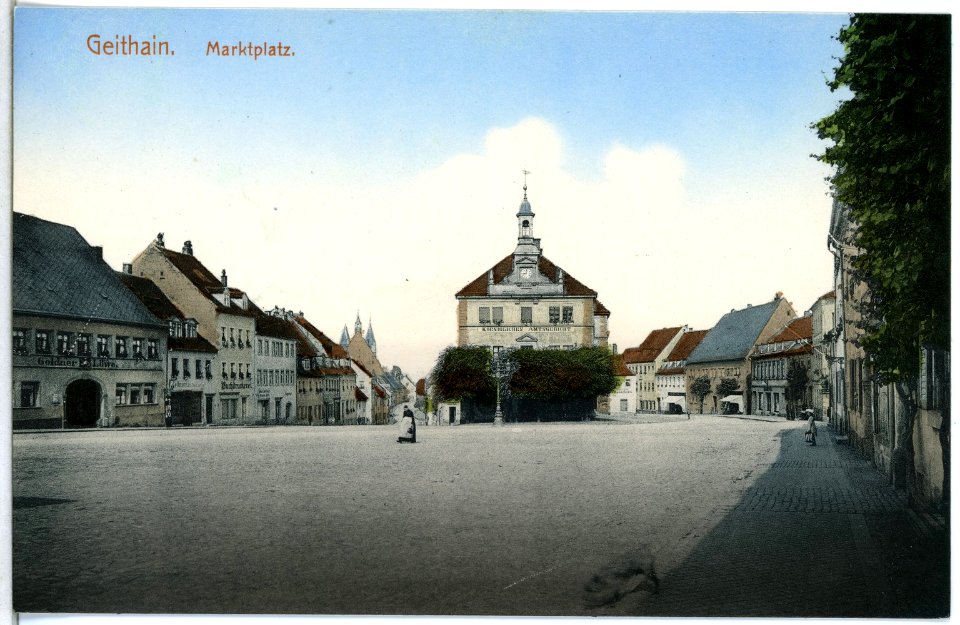 14931-Geithain-1912-Marktplatz-Brück & Sohn Kunstverlag