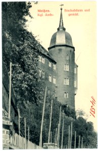 14581-Meißen-1912-Bischofsturm und Amtsgericht-Brück & Sohn Kunstverlag