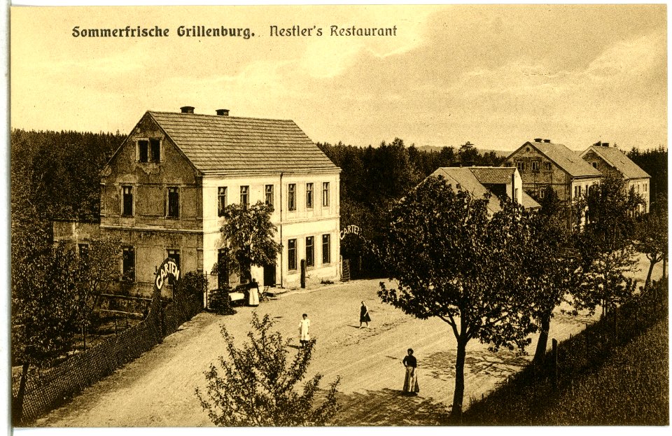 14722-Grillenburg-1912-Nestlers Gasthof-Brück & Sohn Kunstverlag