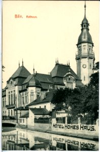 14291-Bilin-1912-Rathaus-Brück & Sohn Kunstverlag