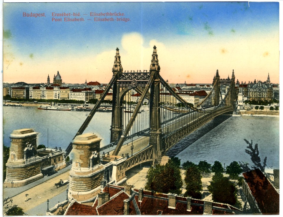 14215-Budapest-1912-Elisabethbrücke-Brück & Sohn Kunstverlag