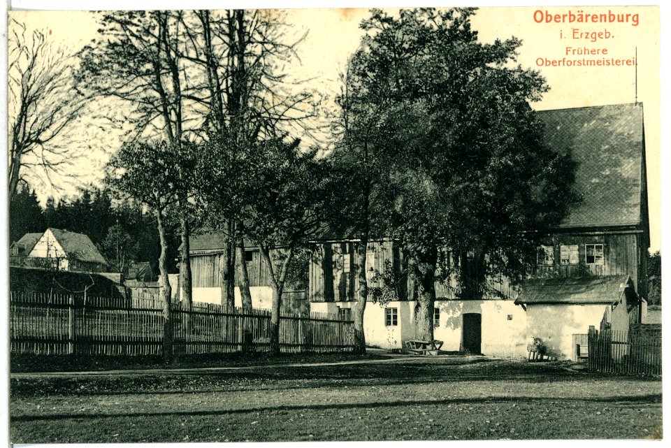 14182-Oberbärenburg-1912-Frühere Oberforstmeisterei-Brück & Sohn Kunstverlag