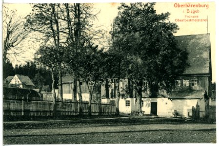 14182-Oberbärenburg-1912-Frühere Oberforstmeisterei-Brück & Sohn Kunstverlag