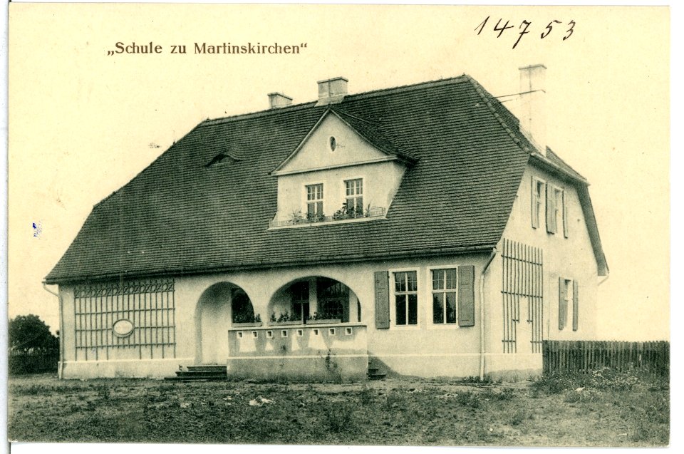 14753-Mühlberg-1912-"Schule zu Martinskirchen"-Brück & Sohn Kunstverlag