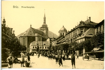 14407-Brüx-1912-Minoritenplatz-Brück & Sohn Kunstverlag