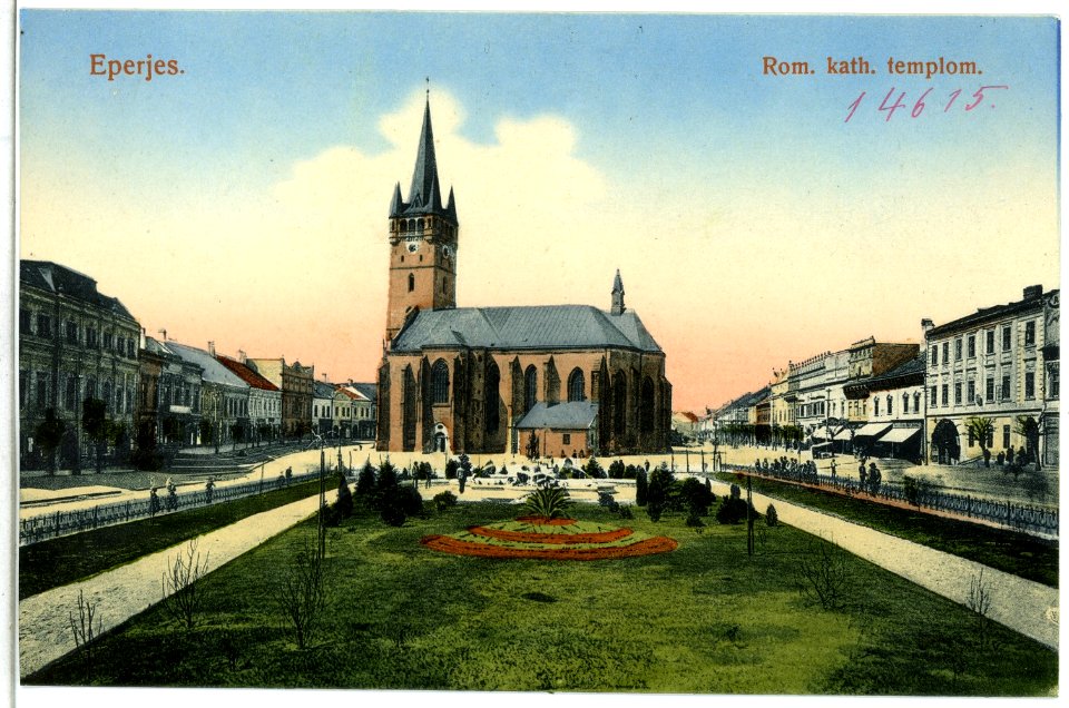 14615-Eperjes-1912-Ro. kath. templom-Brück & Sohn Kunstverlag