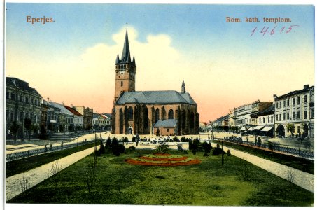 14615-Eperjes-1912-Ro. kath. templom-Brück & Sohn Kunstverlag
