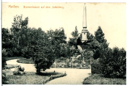 14846-Meißen-1912-Bismarcksäule auf dem Jüdenberg-Brück & Sohn Kunstverlag