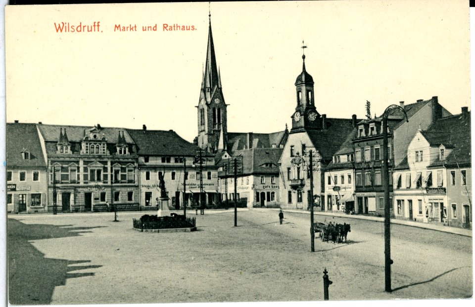 14275-Wilsdruff-1912-Markt und Rathaus-Brück & Sohn Kunstverlag