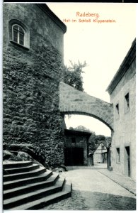14868-Radeberg-1912-Schloßhof Klippenstein-Brück & Sohn Kunstverlag
