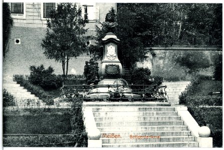 14845-Meißen-1912-Böttgerdenkmal-Brück & Sohn Kunstverlag