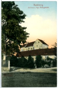 10412-Radeberg-1908-Schloß und Amtsgericht-Brück & Sohn Kunstverlag