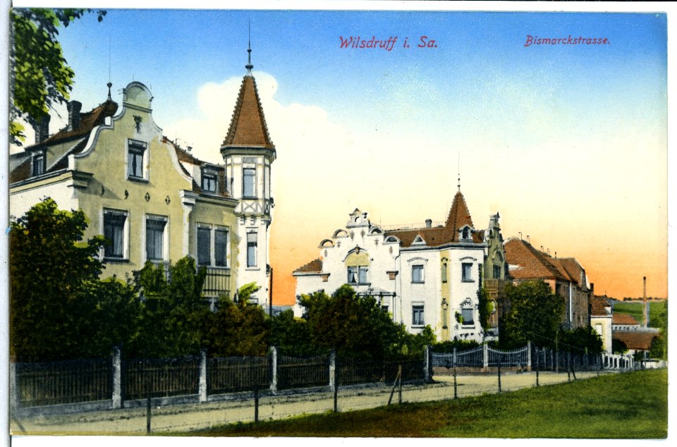 14272-Wilsdruff-1912-Bismarckstraße-Brück & Sohn Kunstverlag