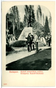10473-Budapest-1908-Kronprinz Rudolf - Denkmal-Brück & Sohn Kunstverlag