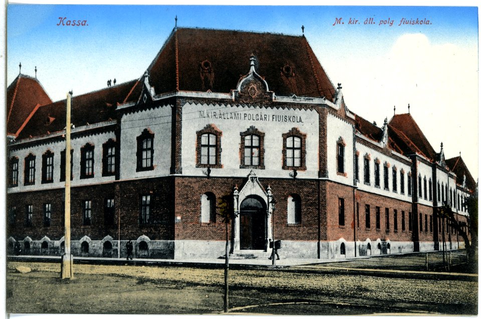 14672-Kassa-1912-M. kir. all. polg. fiuiskola-Brück & Sohn Kunstverlag