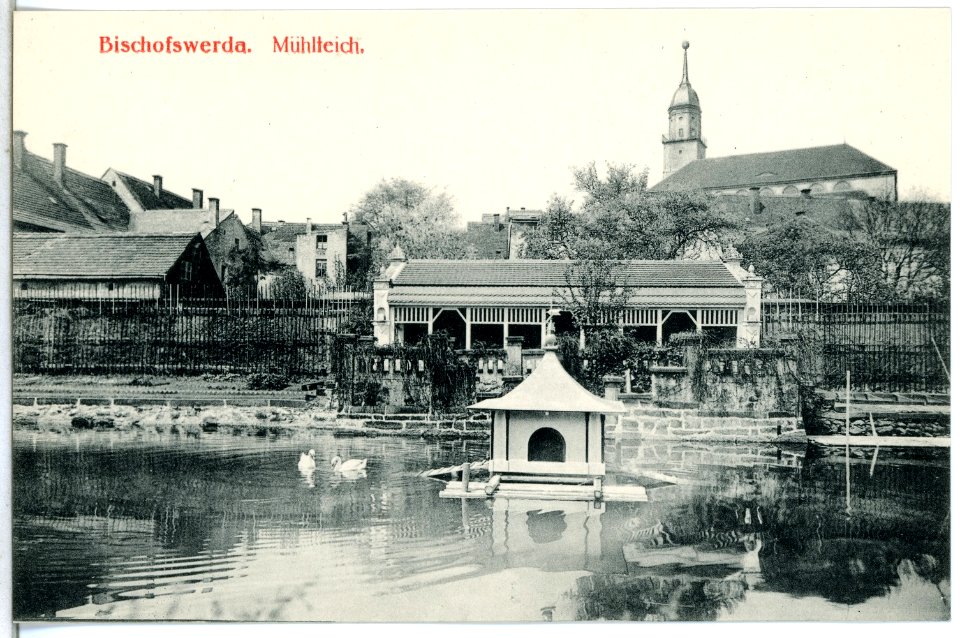 14638-Bischofswerda-1912-Mühlteich-Brück & Sohn Kunstverlag