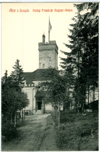 10785-Aue-1909-König - Friedrich-August-Warte-Brück & Sohn Kunstverlag