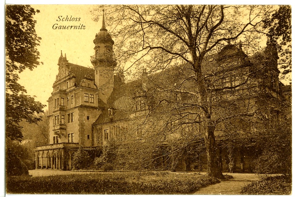 10866-Gauernitz-1909-Schloß-Brück & Sohn Kunstverlag