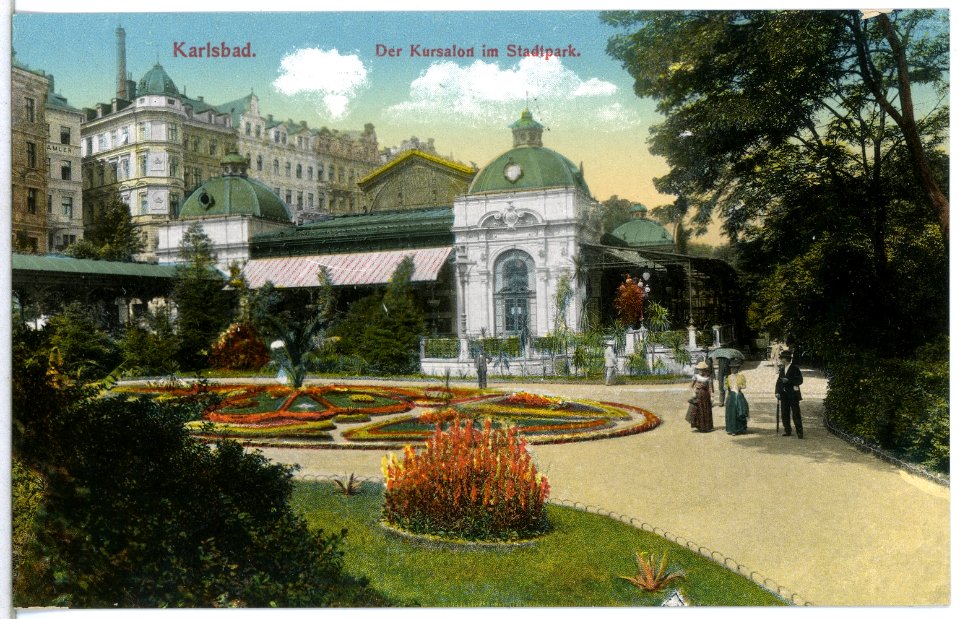 14491-Karlsbad-1912-Kursalon im Stadtpark-Brück & Sohn Kunstverlag