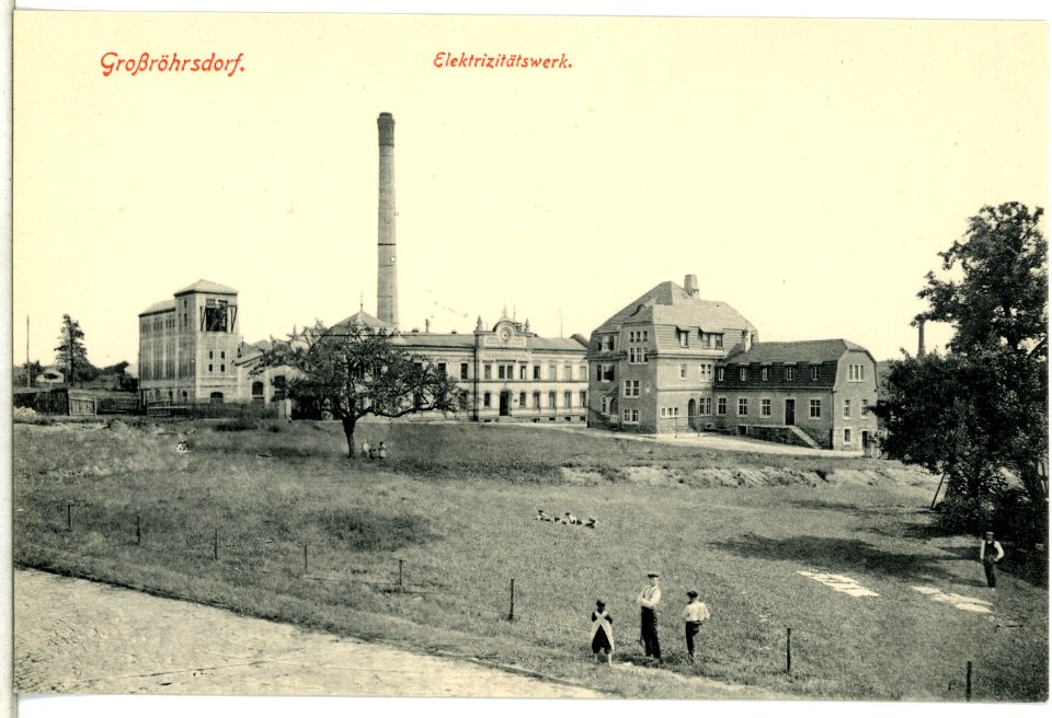 15029-Großröhrsdorf-1912-Elektrizitätswerk-Brück & Sohn Kunstverlag