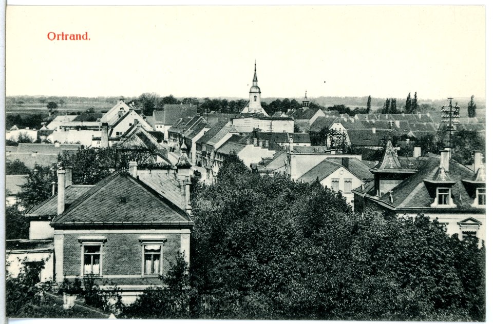 14646-Ortrand-1912-Blick über Ortrand-Brück & Sohn Kunstverlag