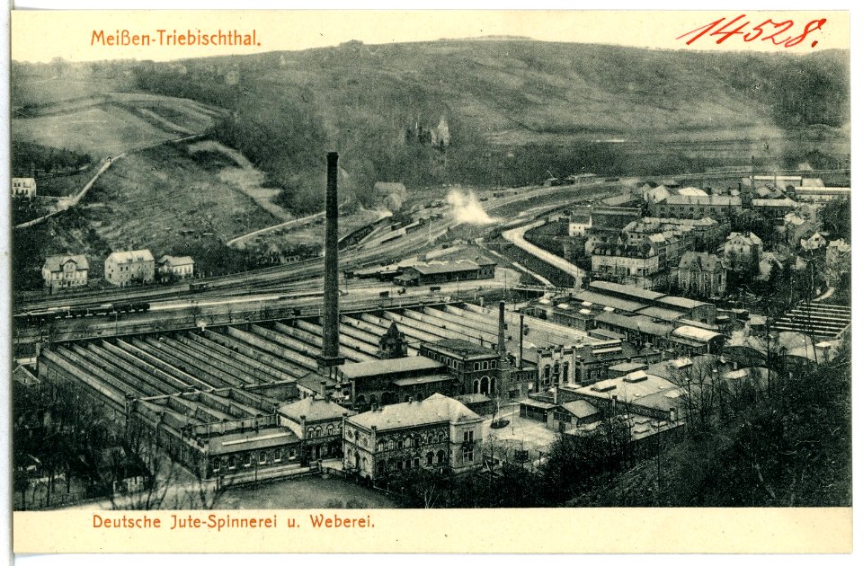 14528-Meißen-1912-Triebischtal - Jute-Spinnerei und Weberei-Brück & Sohn Kunstverlag