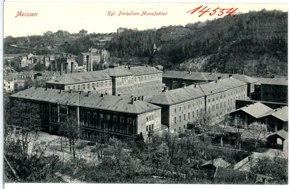 14554-Meißen-1912-Porzellan - Manufaktur-Brück & Sohn Kunstverlag