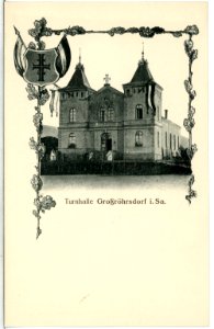 14805-Großröhrsdorf-1912-Turnhalle-Brück & Sohn Kunstverlag