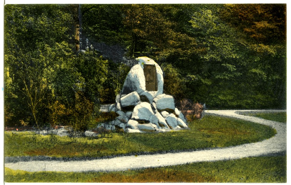 14438-Weißenfels-1912-Königin Louisen-Stein in der Badeallee-Brück & Sohn Kunstverlag