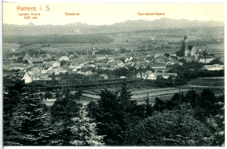 14948-Kamenz-1912-Blick auf Kamenz-Brück & Sohn Kunstverlag