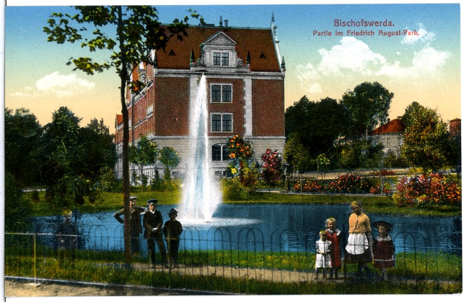 14853-Bischofswerda-1912-Friedrich-August-Park-Brück & Sohn Kunstverlag