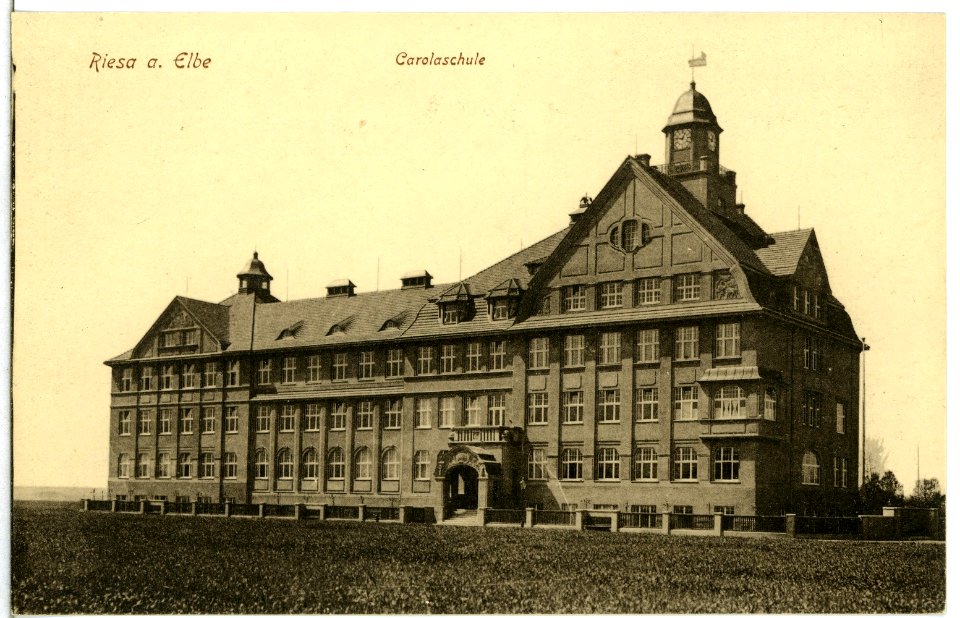 14570-Riesa-1912-Carolaschule-Brück & Sohn Kunstverlag
