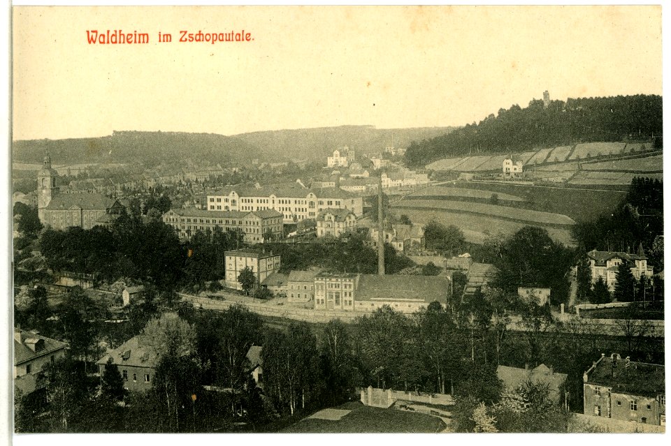 10795-Waldheim-1909-Blick auf Waldheim-Brück & Sohn Kunstverlag