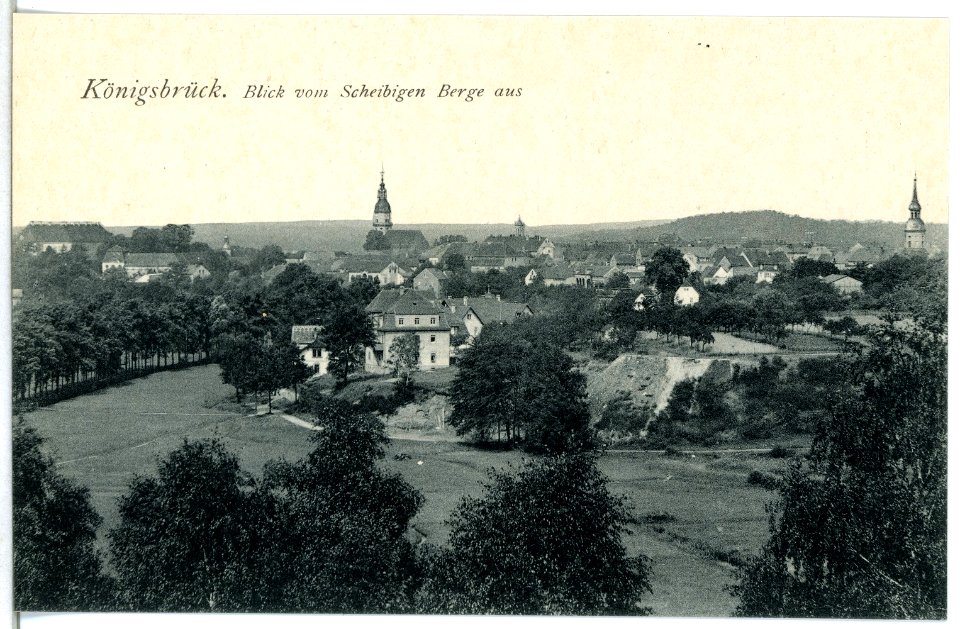 14918-Königsbrück-1912-Blick vom Scheibigen Berge aus-Brück & Sohn Kunstverlag