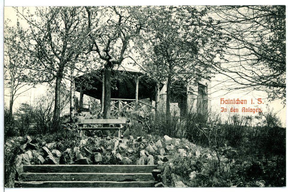 10744-Hainichen-1909-In den Anlagen-Brück & Sohn Kunstverlag