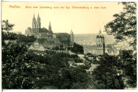 14843-Meißen-1912-Albrechtsburg vom Jüdenberg-Brück & Sohn Kunstverlag