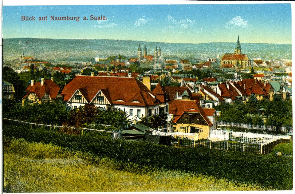 14241-Naumburg-1912-Blick auf Naumburg-Brück & Sohn Kunstverlag