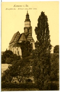 14944-Kamenz-1912-Hauptkirche-Brück & Sohn Kunstverlag