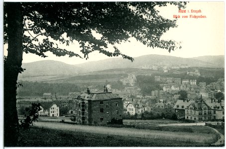 10773-Aue-1909-Blick vom Floßgraben-Brück & Sohn Kunstverlag