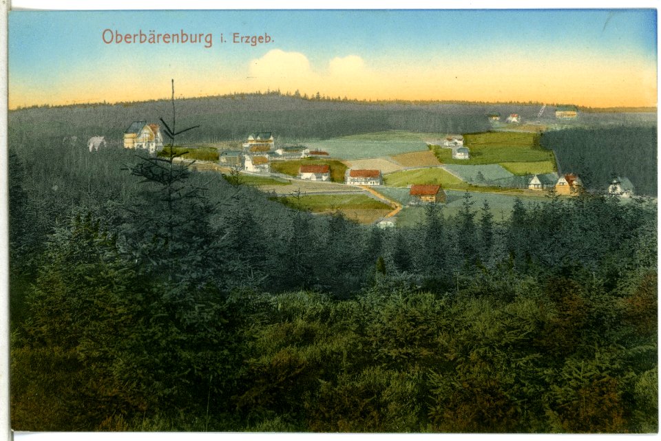 14185-Oberbärenburg-1912-Blick auf Oberbärenburg-Brück & Sohn Kunstverlag