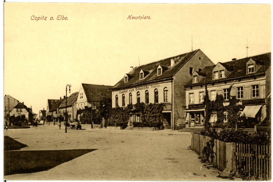 10374-Copitz-1908-Hauptplatz-Brück & Sohn Kunstverlag