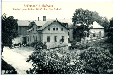 14913-Seifersdorf (Roßwein)-1912-bei Roßwein, Gasthof "zum heiteren Blick"-Brück & Sohn Kunstverlag