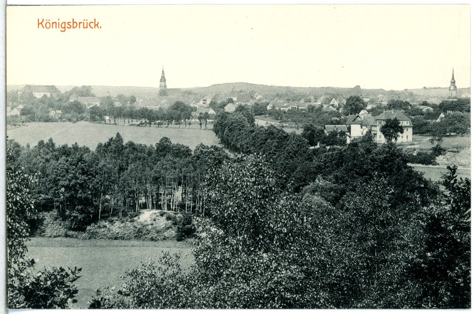 14917-Königsbrück-1912-Blick auf Königsbrück-Brück & Sohn Kunstverlag