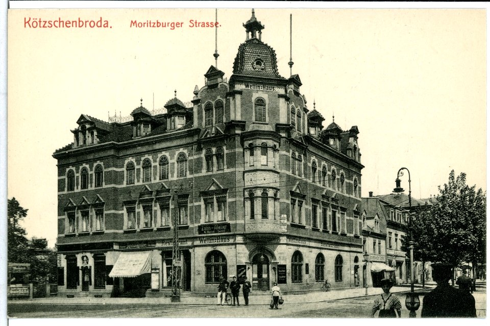 10872-Kötzschenbroda-1909-Moritzburger Straße-Brück & Sohn Kunstverlag