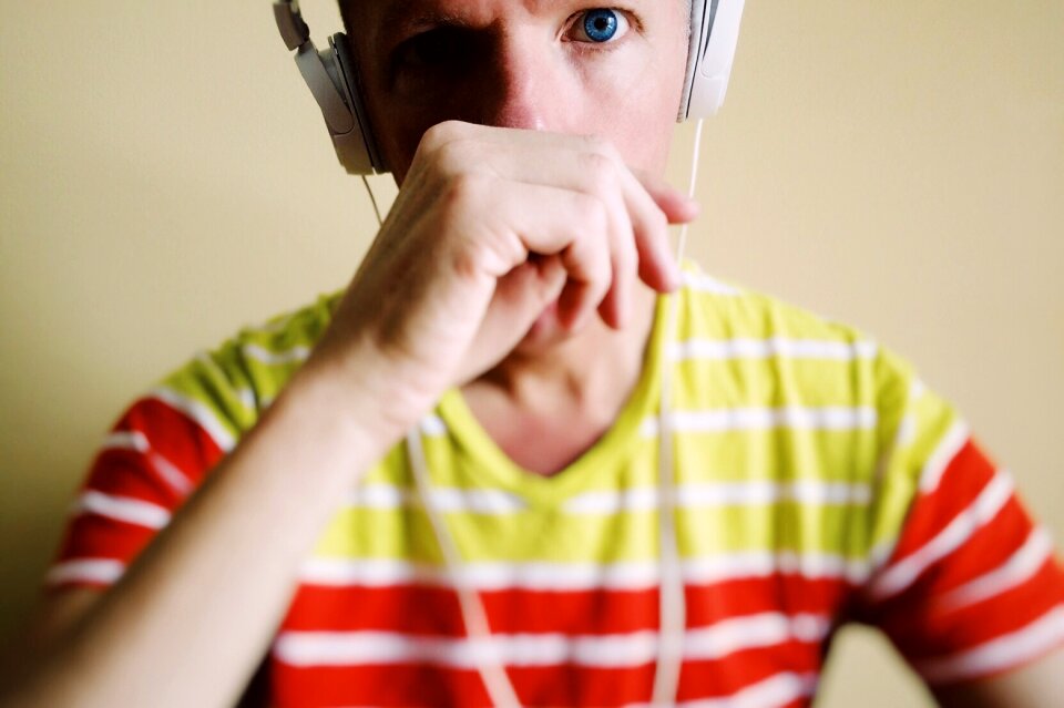 Listening eyes blue eyes